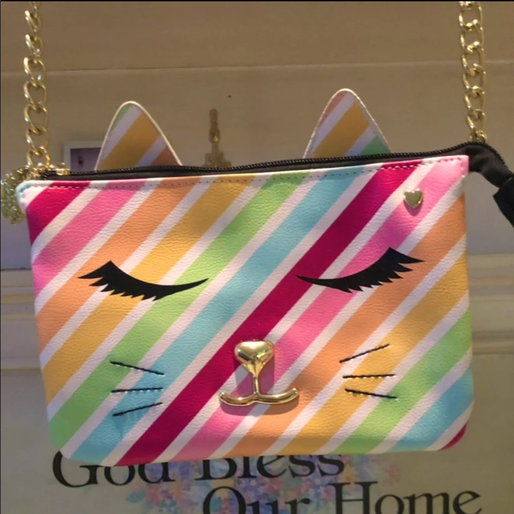 Betsey Johnson Kitty Crossbody Purse